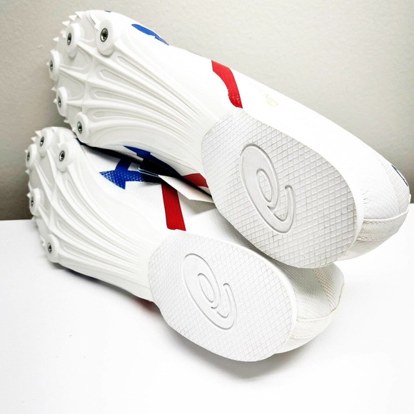 NEW Asics Hyper MD 7 Tokyo Red White Blue Shoes Track Spikes & Tool - Picture 6 of 7